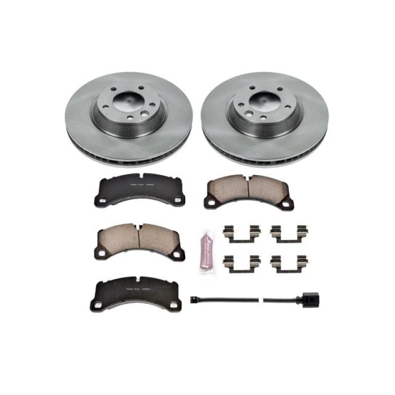 Kies-Motorsports PowerStop Power Stop 11-18 Porsche Cayenne Front Autospecialty Brake Kit Main image