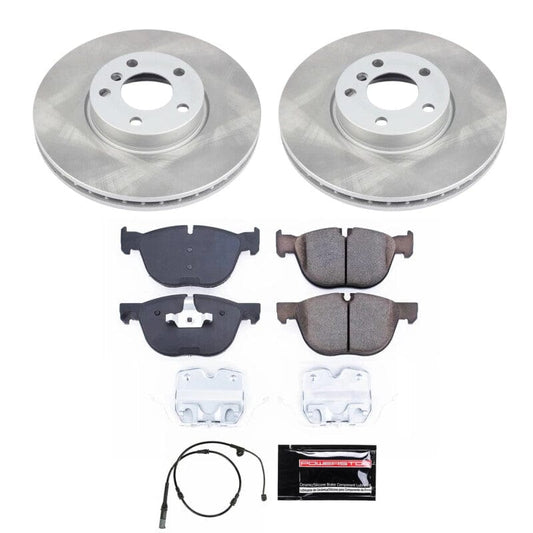 Kies-Motorsports PowerStop Power Stop 11-19 BMW X6 Front Semi-Coated Rotor Kit