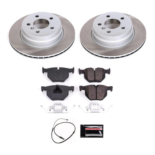Kies-Motorsports PowerStop Power Stop 11-19 BMW X6 Rear Semi-Coated Rotor Kit
