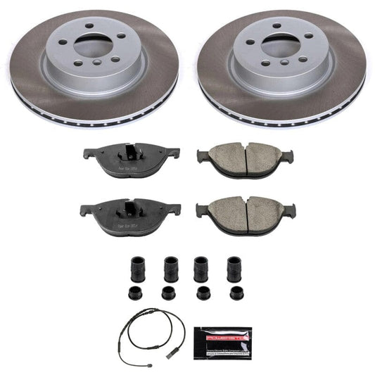 Kies-Motorsports PowerStop Power Stop 12-13 BMW 528i Front Semi-Coated Rotor Kit