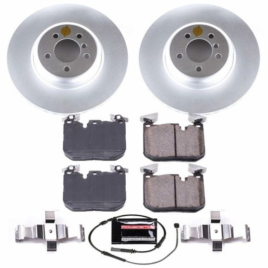 Kies-Motorsports PowerStop Power Stop 12-15 BMW 335i Front Z23 Evolution Sport Coated Brake Kit