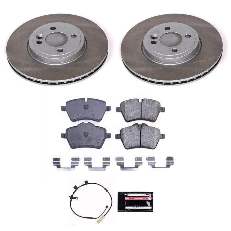 Kies-Motorsports PowerStop Power Stop 12-15 Mini Cooper Front Semi-Coated Rotor Kit Main image