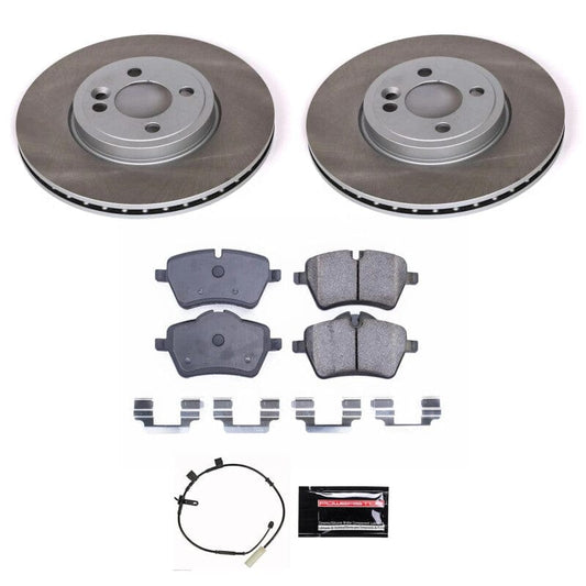 Kies-Motorsports PowerStop Power Stop 12-15 Mini Cooper Front Semi-Coated Rotor Kit