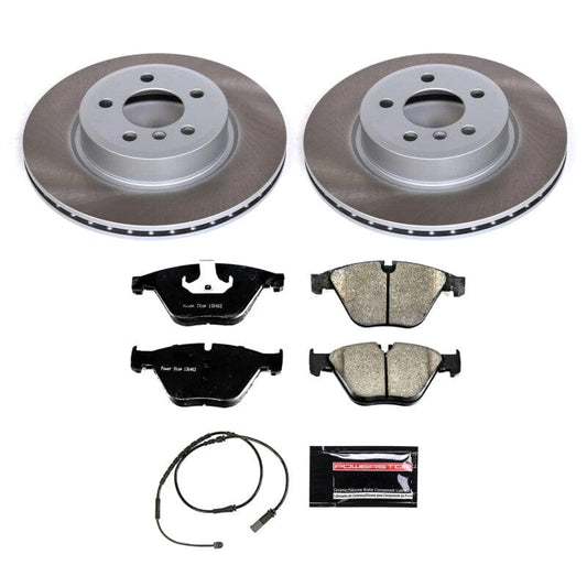 Kies-Motorsports PowerStop Power Stop 12-16 BMW 528i xDrive Front Semi-Coated Rotor Kit