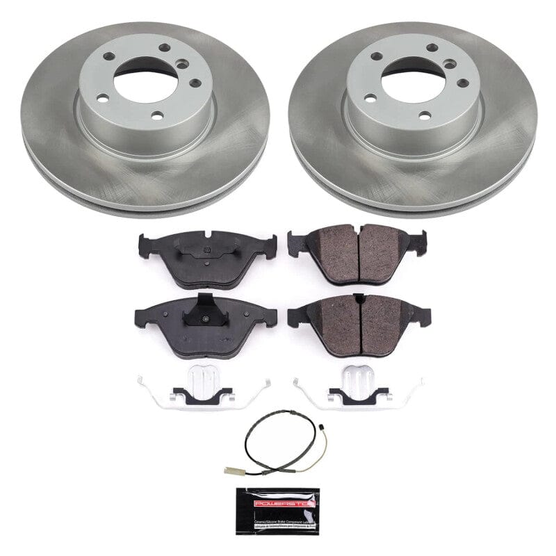 Kies-Motorsports PowerStop Power Stop 13-15 BMW X1 Front Semi-Coated Rotor Kit