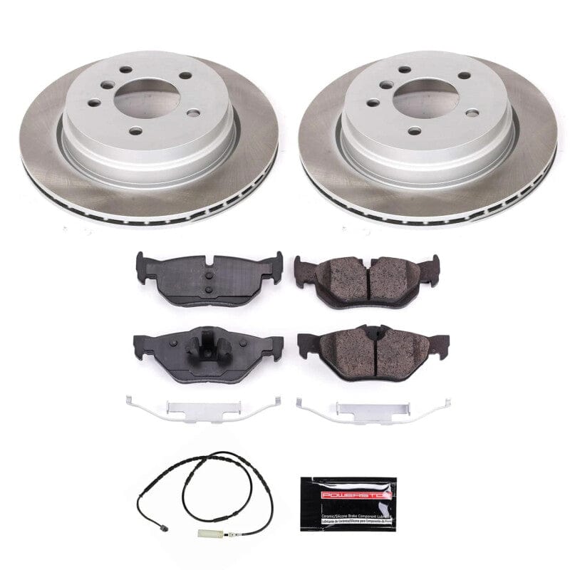 Kies-Motorsports PowerStop Power Stop 13-15 BMW X1 Rear Semi-Coated Rotor Kit