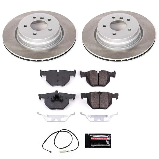 Kies-Motorsports PowerStop Power Stop 13-15 BMW X1 Rear Semi-Coated Rotor Kit