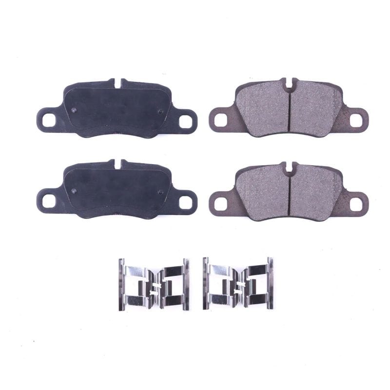 Kies-Motorsports PowerStop Power Stop 13-16 Porsche 911 Rear Z17 Evolution Ceramic Brake Pads w/Hardware Main image