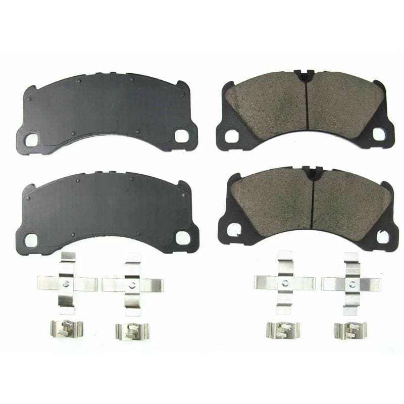 Kies-Motorsports PowerStop Power Stop 13-17 Porsche Cayenne Front Z17 Evolution Ceramic Brake Pads w/Hardware Main image