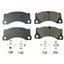 Kies-Motorsports PowerStop Power Stop 13-17 Porsche Cayenne Front Z17 Evolution Ceramic Brake Pads w/Hardware