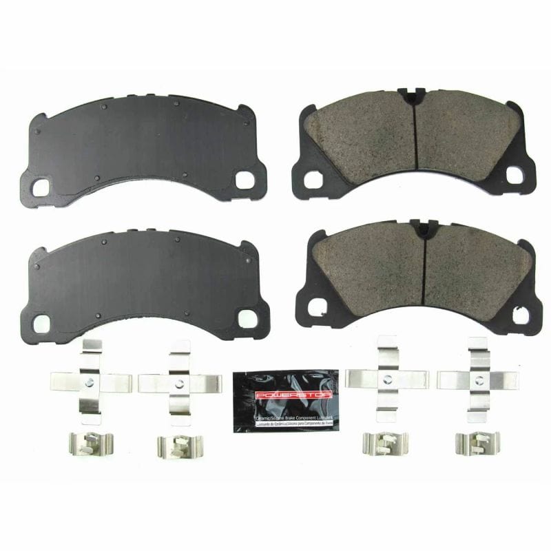 Kies-Motorsports PowerStop Power Stop 13-17 Porsche Cayenne Front Z23 Evolution Sport Brake Pads w/Hardware Main image