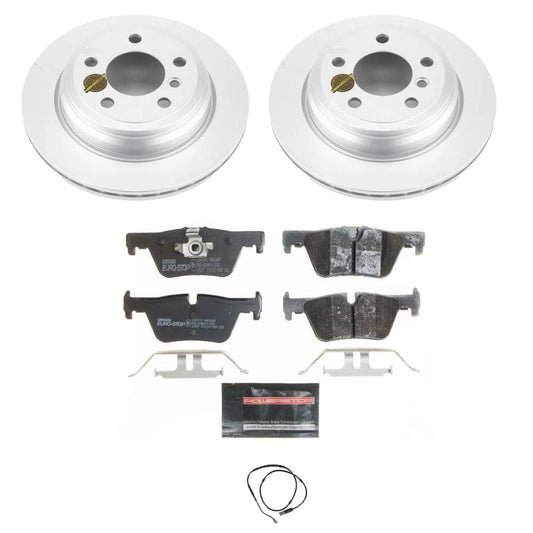 Kies-Motorsports PowerStop Power Stop 13-18 BMW 320i xDrive Rear Euro-Stop Brake Kit