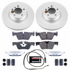 Kies-Motorsports PowerStop Power Stop 13-18 BMW 320i xDrive Rear Z23 Evolution Sport Coated Brake Kit