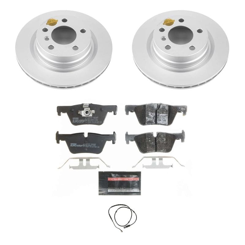 Kies-Motorsports PowerStop Power Stop 14-16 BMW 228i Rear Euro-Stop Brake Kit Main image