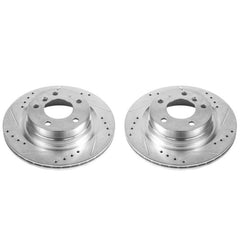 Kies-Motorsports PowerStop Power Stop 14-16 BMW 228i Rear Evolution Drilled & Slotted Rotors - Pair