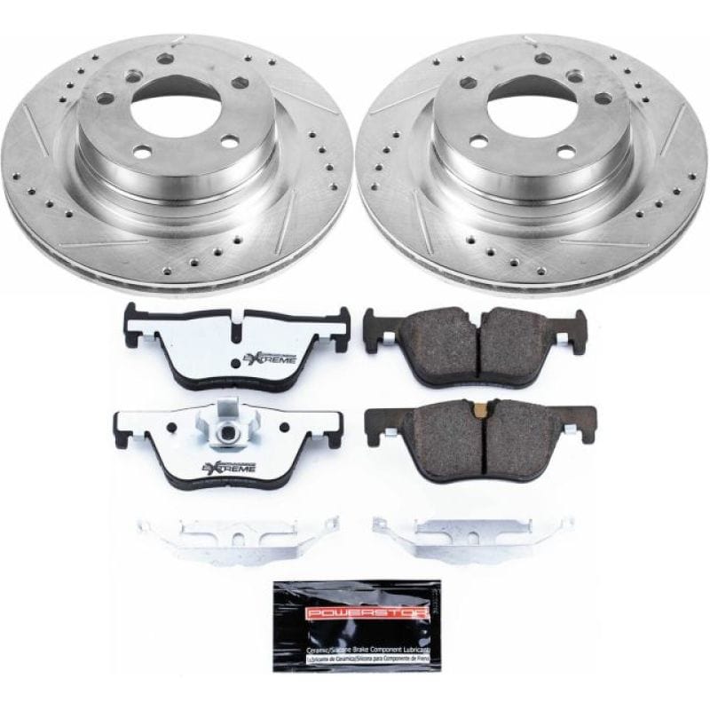 Kies-Motorsports PowerStop Power Stop 14-16 BMW 228i Rear Z26 Street Warrior Brake Kit