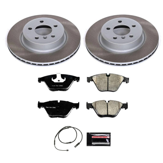 Kies-Motorsports PowerStop Power Stop 14-16 BMW 528i Front Semi-Coated Rotor Kit