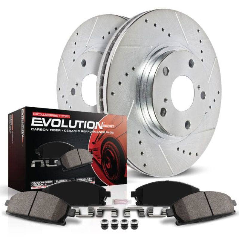 Kies-Motorsports PowerStop Power Stop 14-16 BMW 535d Front Z23 Evolution Sport Brake Kit