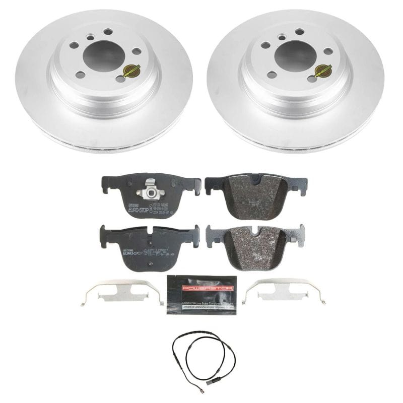 Kies-Motorsports PowerStop Power Stop 15-16 BMW 328i xDrive Rear Euro-Stop Brake Kit Main image