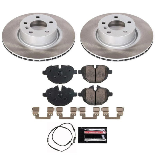 Kies-Motorsports PowerStop Power Stop 15-18 BMW X4 Rear Semi-Coated Rotor Kit