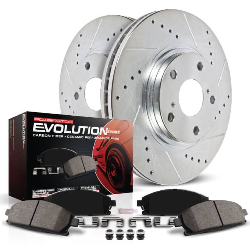 Kies-Motorsports PowerStop Power Stop 15-21 Volkswagen GTI Front Z23 Evolution Sport Brake Kit