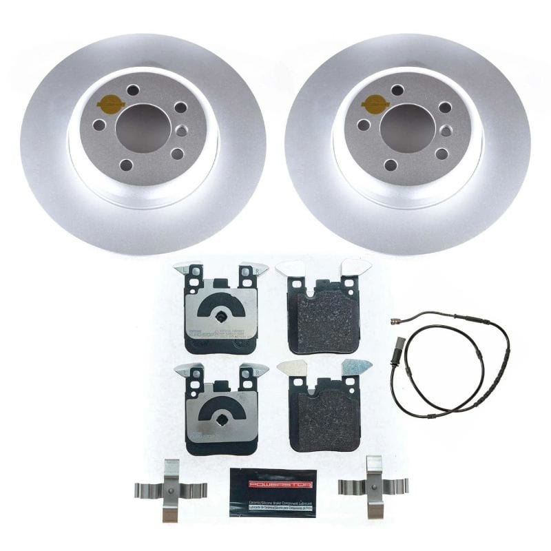 Kies-Motorsports PowerStop Power Stop 16-18 BMW 320i xDrive Rear Euro-Stop Brake Kit Main image