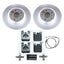 Kies-Motorsports PowerStop Power Stop 16-18 BMW 320i xDrive Rear Euro-Stop Brake Kit