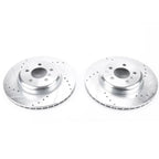 Kies-Motorsports PowerStop Power Stop 16-18 BMW 320i xDrive Rear Evolution Drilled & Slotted Rotors - Pair