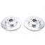 Kies-Motorsports PowerStop Power Stop 16-18 BMW 320i xDrive Rear Evolution Drilled & Slotted Rotors - Pair