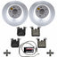 Kies-Motorsports PowerStop Power Stop 16-18 BMW 320i xDrive Rear Z23 Evolution Sport Coated Brake Kit