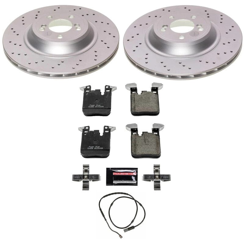 Kies-Motorsports PowerStop Power Stop 16-18 BMW M2 Rear Z23 Coated Brake Kit Main image