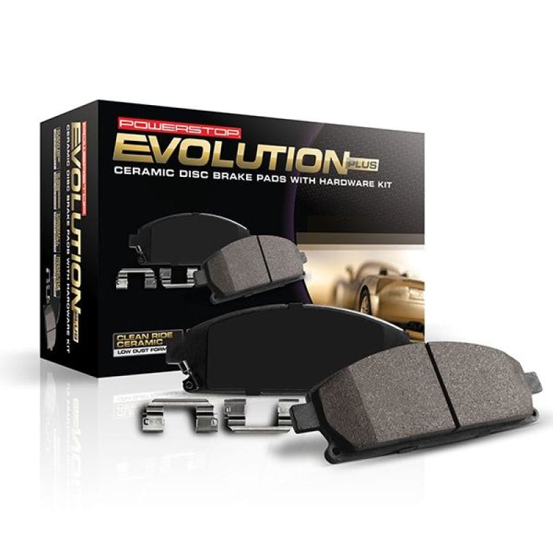 Kies-Motorsports PowerStop Power Stop 16-18 Porsche 911 Rear Z17 Evolution Ceramic Brake Pads w/Hardware