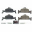 Kies-Motorsports PowerStop Power Stop 17-18 Audi A4 Front Z23 Evolution Sport Brake Pads w/Hardware