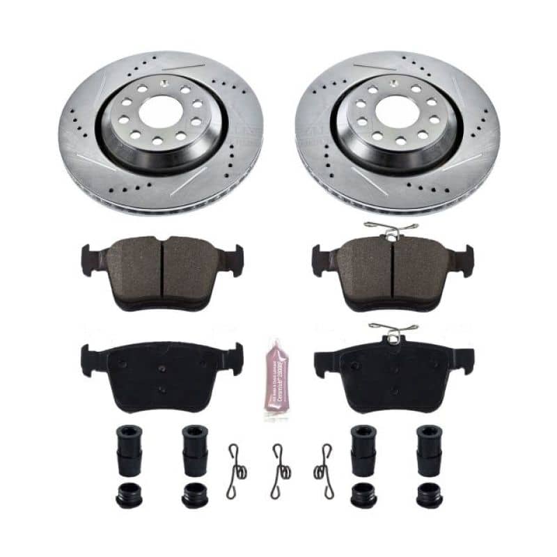 Kies-Motorsports PowerStop Power Stop 17-18 Audi RS3 Rear Z23 Evolution Sport Brake Kit Main image