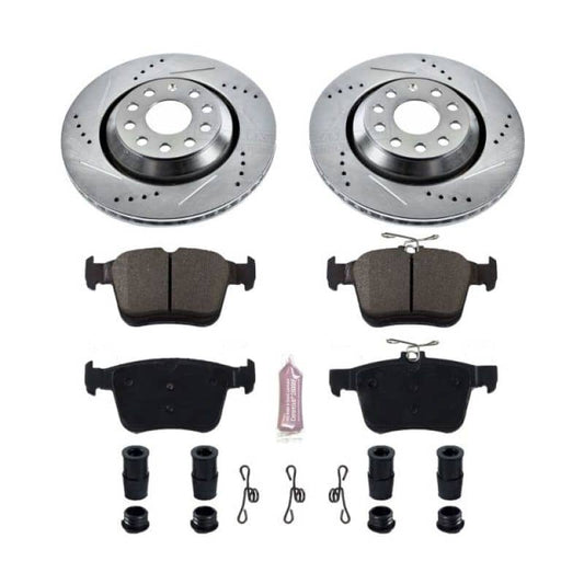 Kies-Motorsports PowerStop Power Stop 17-18 Audi RS3 Rear Z23 Evolution Sport Brake Kit