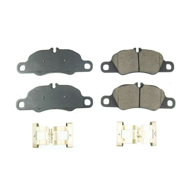 Kies-Motorsports PowerStop Power Stop 17-18 Porsche 718 Boxster Front Z17 Evolution Ceramic Brake Pads w/Hardware Main image