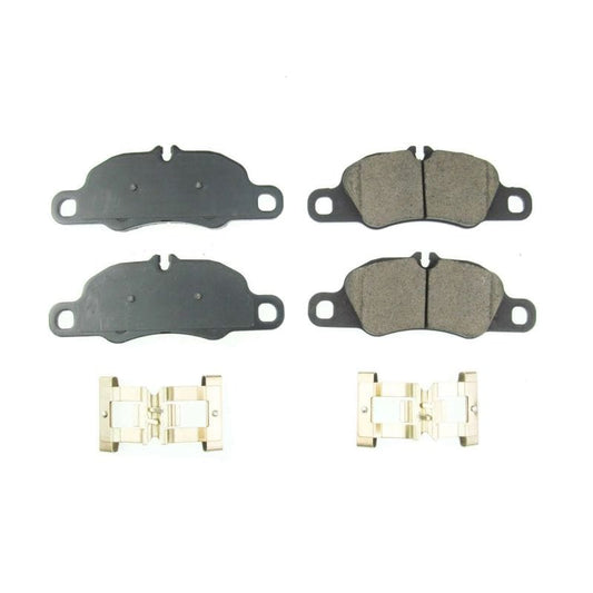 Kies-Motorsports PowerStop Power Stop 17-18 Porsche 718 Boxster Front Z17 Evolution Ceramic Brake Pads w/Hardware