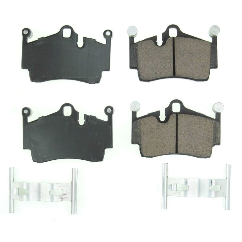 Kies-Motorsports PowerStop Power Stop 17-18 Porsche 718 Boxster Rear Z17 Evolution Ceramic Brake Pads w/Hardware Main image