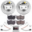 Kies-Motorsports PowerStop Power Stop 17-18 Porsche 718 Boxster Rear Z23 Evolution Sport Coated Brake Kit