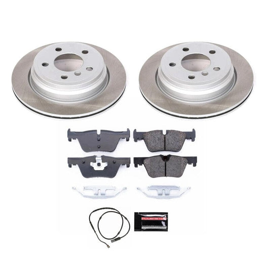 Kies-Motorsports PowerStop Power Stop 17-20 BMW 430i xDrive Gran Coupe Rear Semi-Coated Rotor Kit