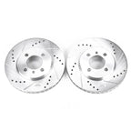 Kies-Motorsports PowerStop Power Stop 1991 BMW 318i Front Evolution Drilled & Slotted Rotors - Pair