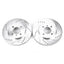 Kies-Motorsports PowerStop Power Stop 1991 BMW 318i Front Evolution Drilled & Slotted Rotors - Pair