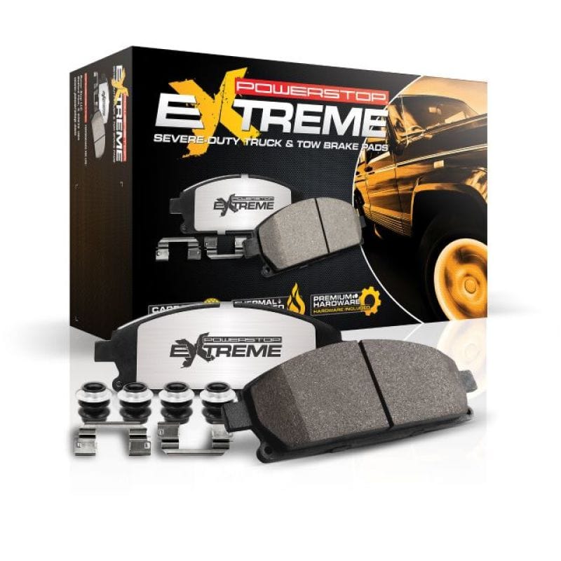 Power Stop 1991 BMW 318i Front or Rear Z36 Truck & Tow Brake Pads w/Hardware Secondary image