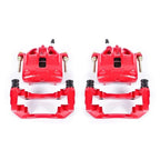 Kies-Motorsports PowerStop Power Stop 1991 BMW 318i Front Red Calipers w/Brackets - Pair