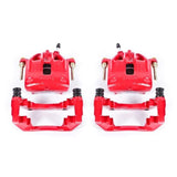 Kies-Motorsports PowerStop Power Stop 1991 BMW 318i Front Red Calipers w/Brackets - Pair