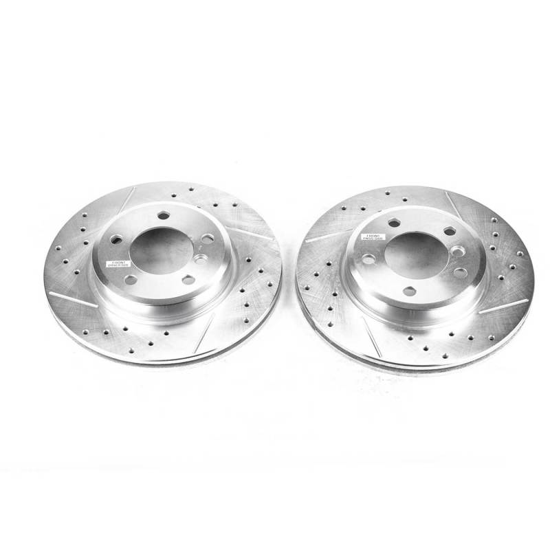 Kies-Motorsports PowerStop Power Stop 2000 BMW 323i Front Evolution Drilled & Slotted Rotors - Pair Main image
