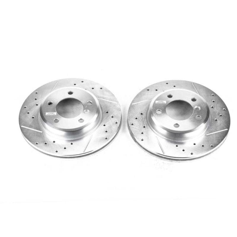 Power Stop 2000 BMW 323i Front Evolution Drilled & Slotted Rotors - Pair Secondary image