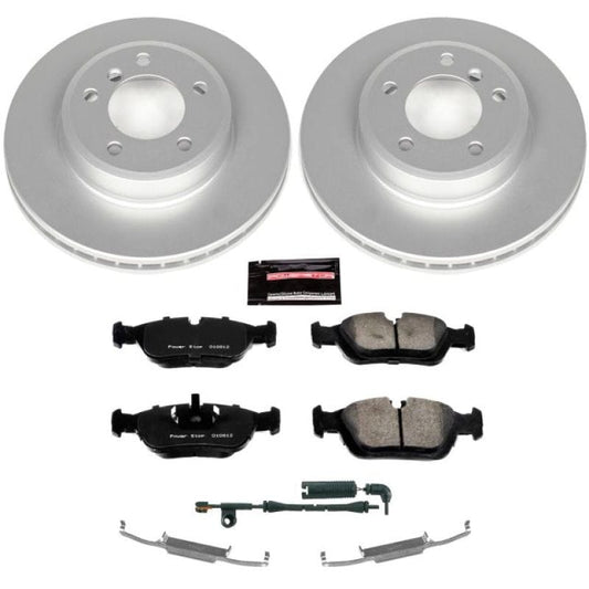 Kies-Motorsports PowerStop Power Stop 2000 BMW 323i Front Z23 Evolution Sport Coated Brake Kit