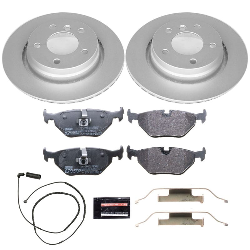 Kies-Motorsports PowerStop Power Stop 2000 BMW 323i Rear Euro-Stop Brake Kit