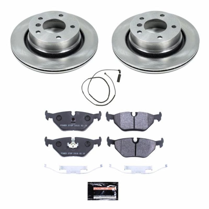 Kies-Motorsports PowerStop Power Stop 2000 BMW 323i Rear Track Day SPEC Brake Kit Main image